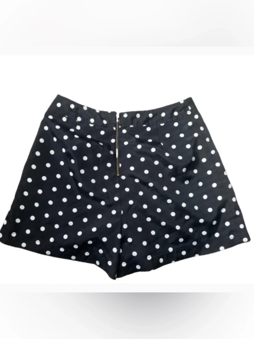 Y2K Forever‎ 21 Festival Ready Black Polka Dot High-Waist Shorts